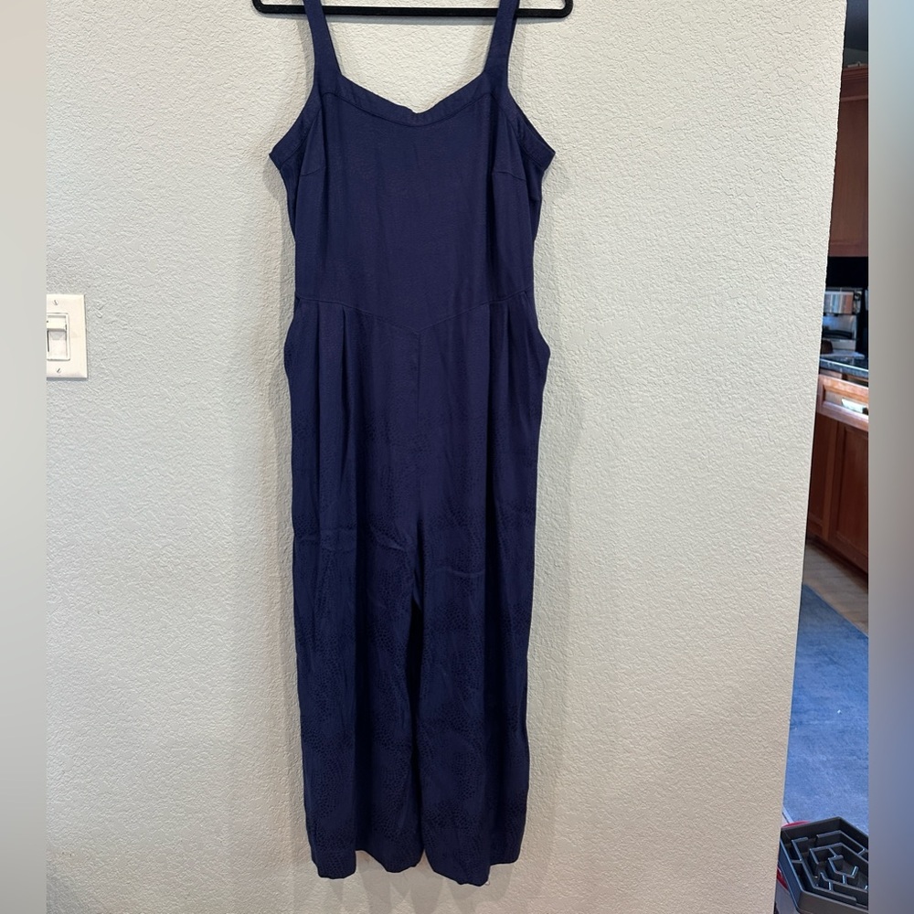 EUC Oliver Bonas Pants Jumpsuit Romper - Navy - Medium 8-10